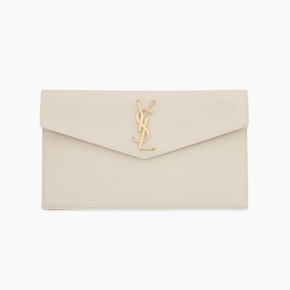 SAINT LAURENT Blanc Vintage Uptown Pouch - Picture 3 of 5